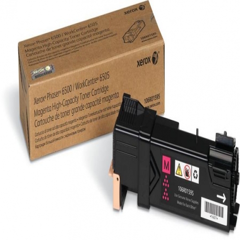 Toner laser grande capacité Xerox 106R01595 - magenta - l'unité