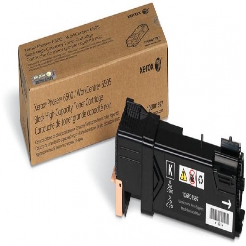 Toner laser grande capacité Xerox 106R01597 - noir - l'unité