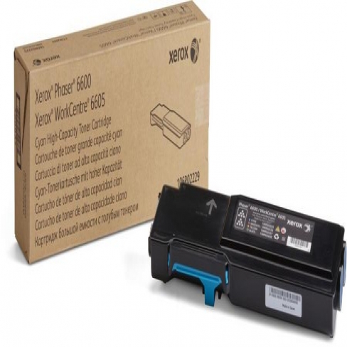 Toner laser grande capacité Xerox 106R02229 - cyan - l'unité