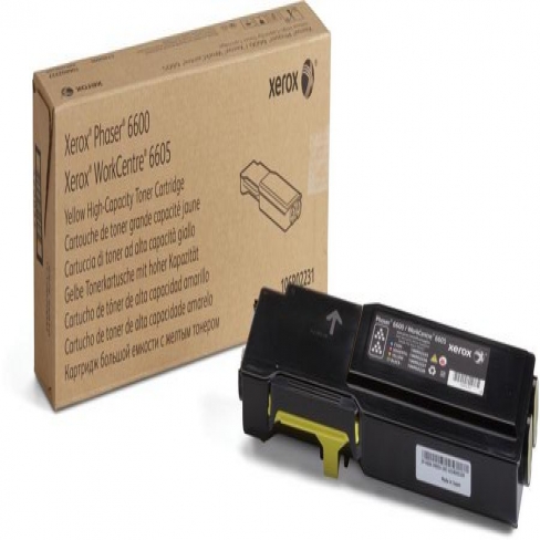 Toner laser grande capacité Xerox 106R02231 - jaune - l'unité