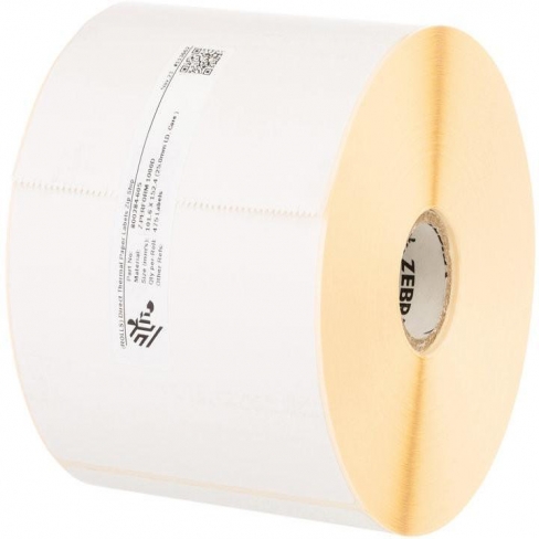 Rouleau d'étiquettes thermique direct sur ruban Zebra 3005807 - 3100 étiquettes par rouleau - lot de 6