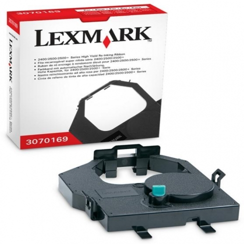 Ruban nylon Lexmark 3070169 - noir - l'unité