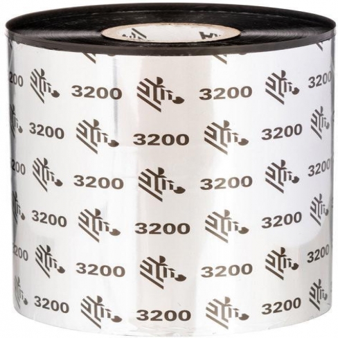 Ruban cire résine Zebra 03200GS11007 - 110 mm x 74 m - lot de 12