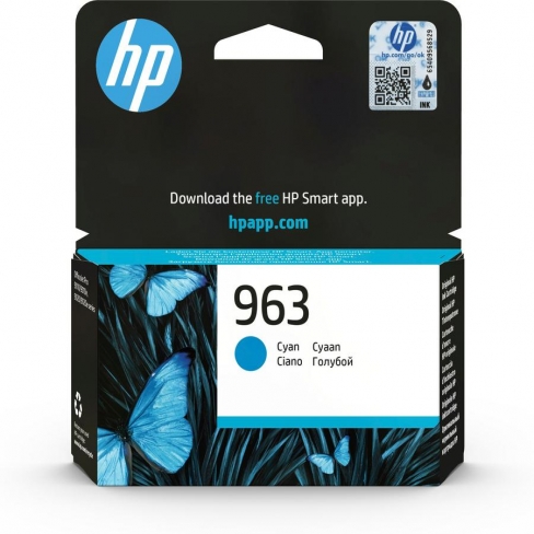 Cartouche d'encre HP 963 - 3JA23AE - cyan - par 1