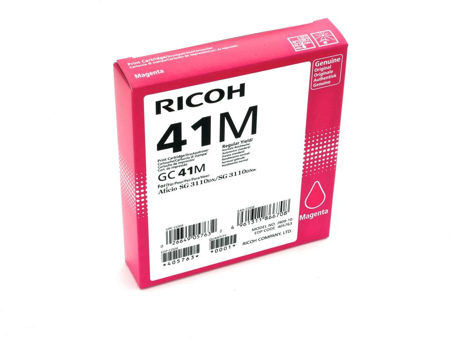 Cartouche d'encre Ricoh CG-41M - 405763 - magenta - l'unité
