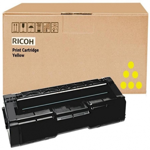Toner laser Ricoh 406351 - jaune - l'unité