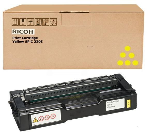 Toner laser Ricoh 407546 - jaune - l'unité