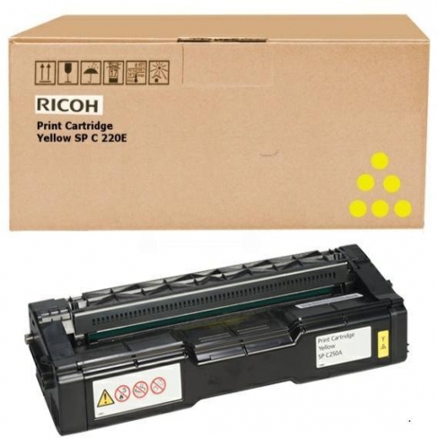 Toner laser Ricoh 407546 - jaune - l'unité