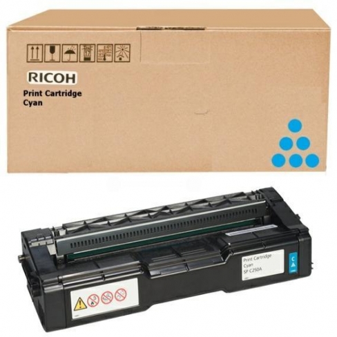 Toner laser Ricoh 407717 - cyan - l'unité