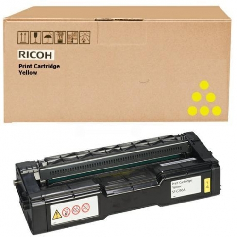 Toner laser Ricoh 407719 - jaune - l'unité