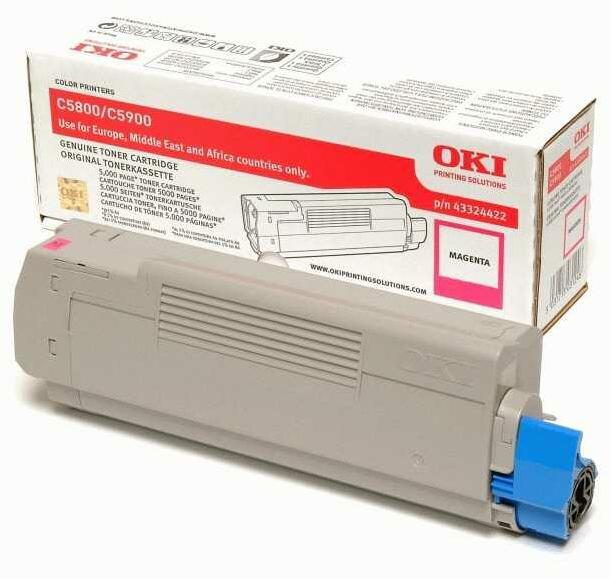 Toner laser Oki 43324422 - magenta - l'unité