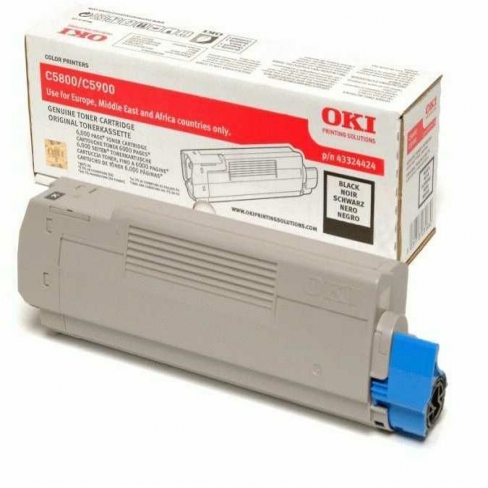 Toner laser Oki 43324424 - noir - l'unité