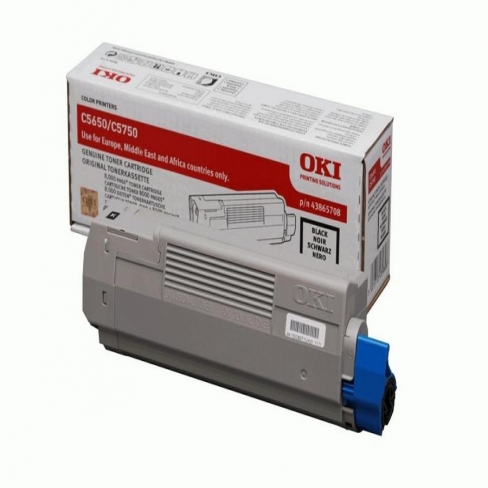 Toner laser Oki 43865708 - noir - l'unité