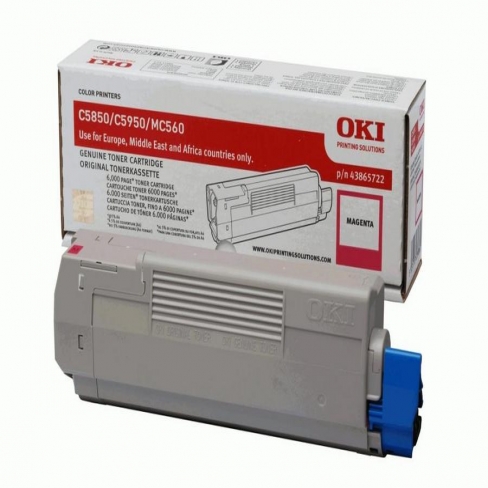 Toner laser Oki 43865722 - magenta - l'unité