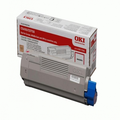 Toner laser Oki 43872306 - magenta - l'unité