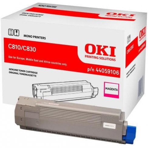 Toner laser Oki 44059106 - magenta - l'unité