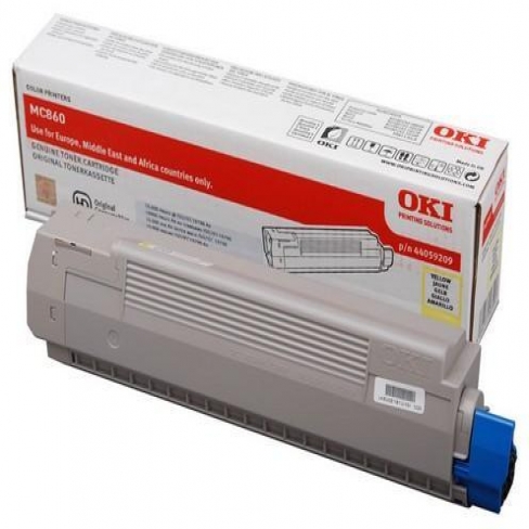 Toner laser Oki 44059209 - jaune - l'unité