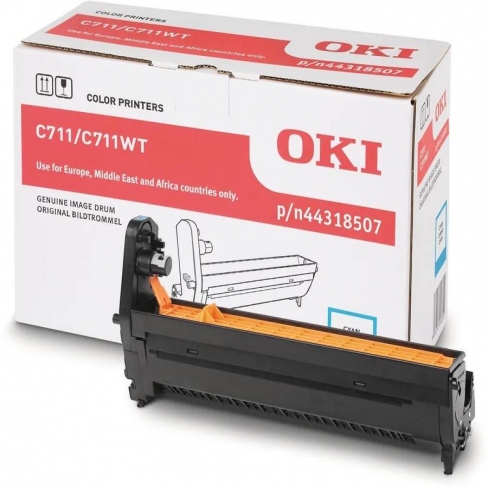 Tambour Oki 44318507 - cyan - l'unité