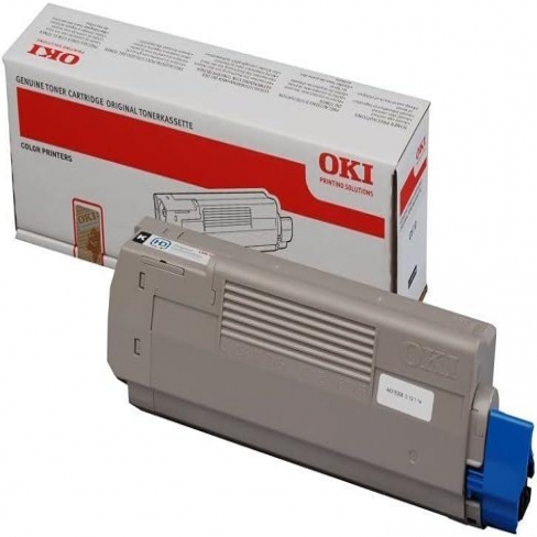 Toner laser Oki 44844615 - cyan - l'unité
