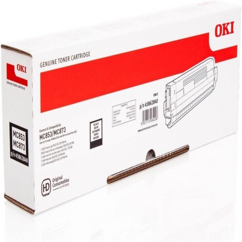 Toner laser Oki 45862840 - noir - l'unité