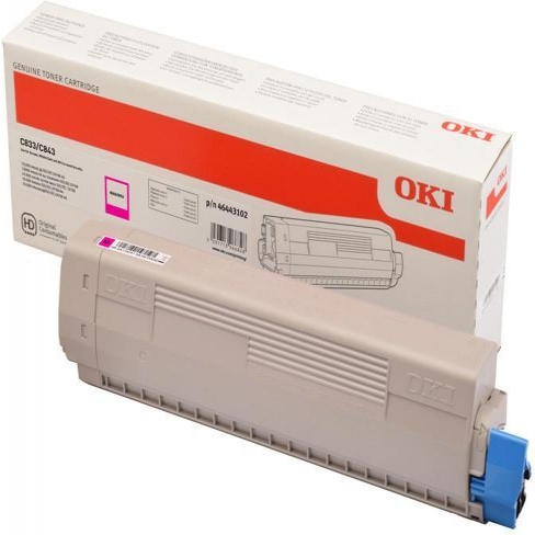 Toner laser Oki 46443102 - magenta - l'unité