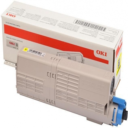 Toner laser Oki 46490605 - jaune - l'unité