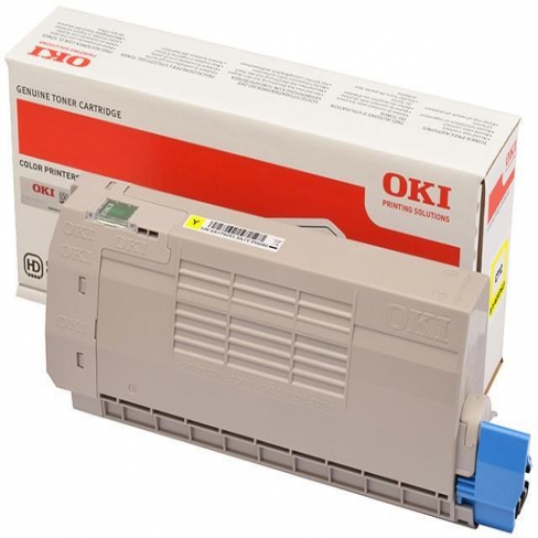 Toner laser Oki 46507613 - jaune - l'unité