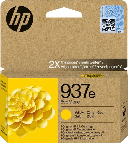 Cartouche d'encre HP 4S6W8NE Jaune - l'unité