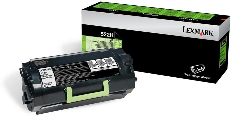 Toner laser longue durée Return programme Lexmark 52D2H00 - noir - l'unité