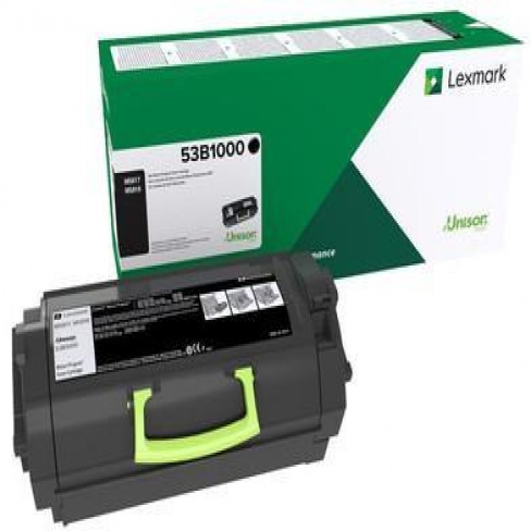 Toner laser Lexmark 53B2000 - noir - l'unité