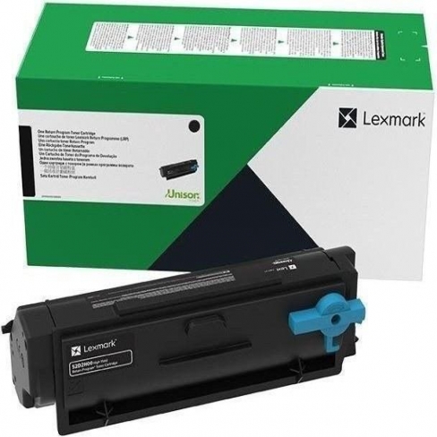 Toner laser Lexmark 55B200E - noir - l'unité