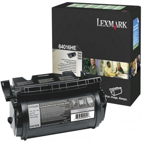 Toner laser Lexmark 64016HE - noir - l'unité