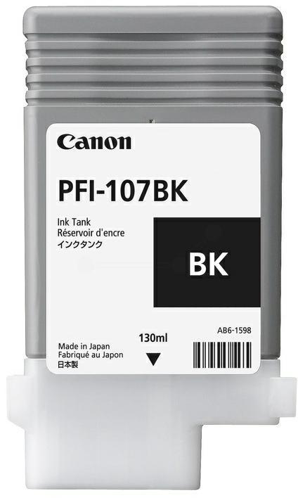 Cartouche d'encre Canon PFI-107BK - 6705B001AA - noir - l'unité