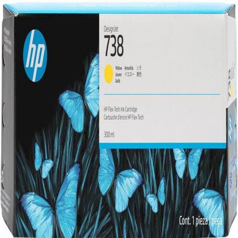 Cartouche jet d'encre HP 676M8A Jaune - l'unité - Grande capacité
