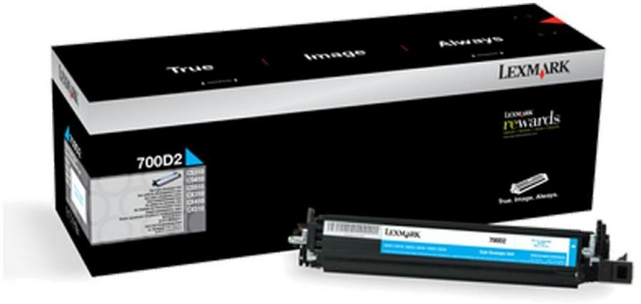 Développeur Lexmark 700D2 - 70C0D20 - cyan - l'unité