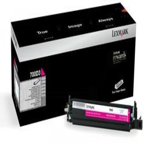 Développeur Lexmark 700D3 - 70C0D30 - magenta - l'unité