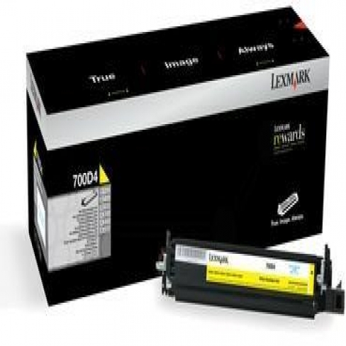 Développeur Lexmark 700D4 - 70C0D40 - jaune - l'unité