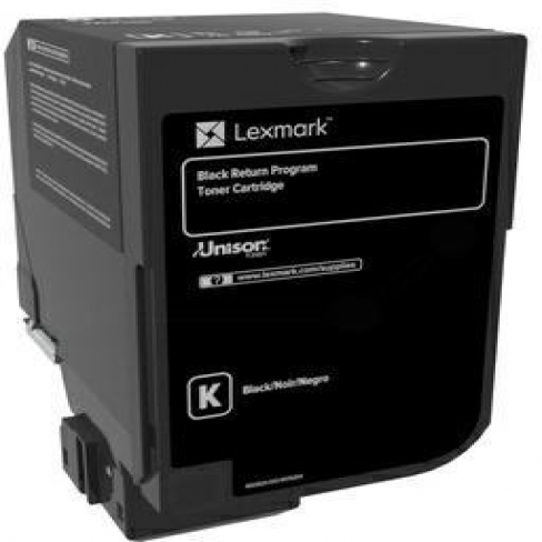 Toner longue durée programme retour Lexmark 74C2HK0 - noir - l'unité