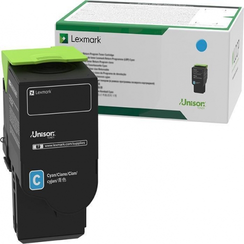 Toner laser Lexmark 75M2HC0 cyan - L'unité