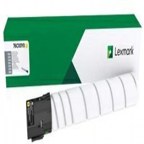 Toner Lexmark 76C00Y0 - jaune - l'unité