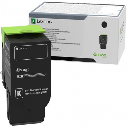 Toner laser Lexmark 78C20K0 - noir return - l'unité