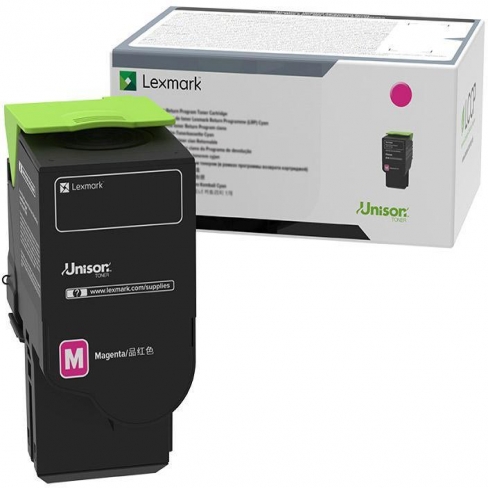 Toner laser Lexmark 78C20M0 - magenta return - l'unité