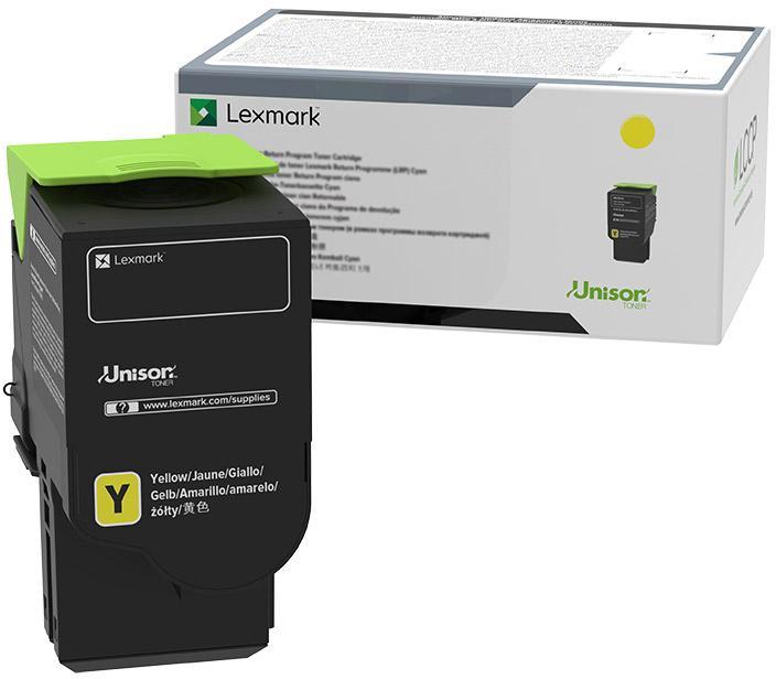 Toner laser Lexmark 78C20Y0 - jaune return - l'unité