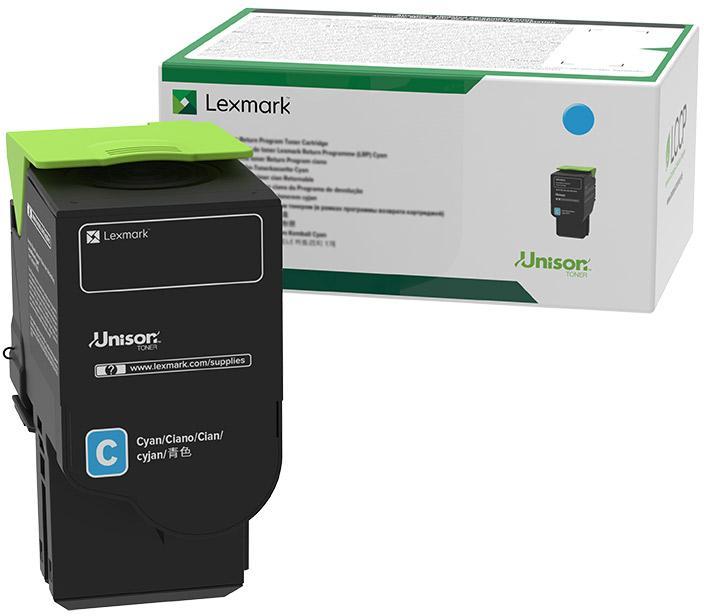 Toner laser ultra longue durée Lexmark 78C2UC0 - cyan return - l'unité