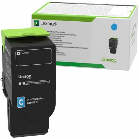 Toner laser extra longue durée Lexmark 78C2XC0 - cyan return - l'unité