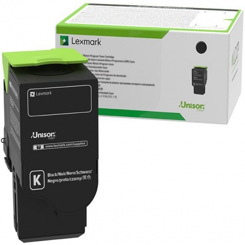 Toner laser extra longue durée Lexmark 78C2XK0 - noir return - l'unité