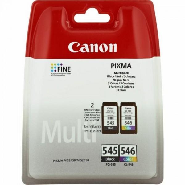 Cartouche d'encre Canon Multipack PG-545/CL-546 - 8287B006 - noir et couleur - le pack