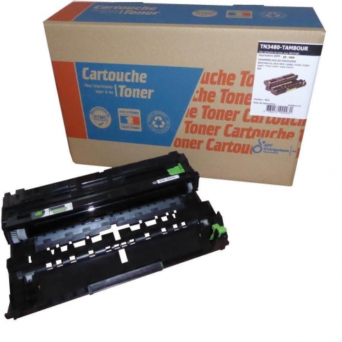 Tambour compatible remanufacturé Brother DR3400 - Noir - l'unité
