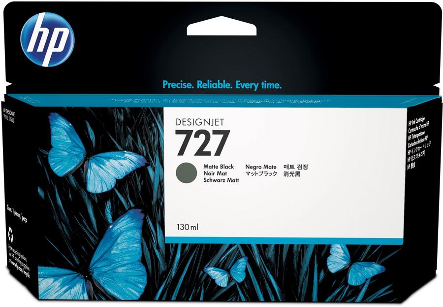 Cartouche d'encre HP 727 B3P22A - noir mat - l'unité