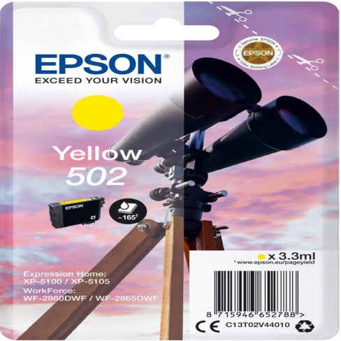 Cartouche jet d'encre Epson T02V4B Jaune - l'unité